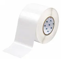 Pre-Cut Label Stock Roll: 3 in x 4 in, 3 in, Polyester, Permanent Adhesive, White (Gloss) (MPN THT-76-422-1)