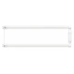 This PHILIPS LED U-bend lamp is a UL Type B ballast-bypass design for direct line voltage operation. With a medium bi-pin (G13) base and 6-inch leg spacing, it fits standard 2x2 and 2x4 grid troffers. The 15.5W lamp delivers 4000K color temperature and is suitable for retrofitting linear fluorescent fixtures in commercial and industrial settings.
