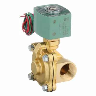 REDHAT Solenoid Valve: 2-Way, Normally Open, 1 in Pipe Size, 24V DC, Watertight - 2-Way/2-Position, Normally Open Solenoid Valves