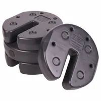 US WEIGHT Canopy Weight Set: Black, Plastic, 9 in Overall Lg (MPN U0030)