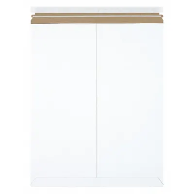 STAYFLATS Mailer Envelopes: 17 in x 21 in, 17 in x 21 in, 0.02 in Material Thick - Stayflat Self-Sealing Chipboard Mailers