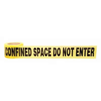 OEM APPROVED VENDOR Confined Space Do Not Enter Barricade Tape - Restricted Access Messaging Barrier Tape