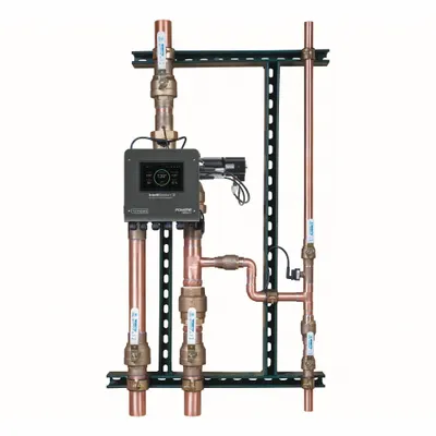 Watts Valve: 2 in Inlet Connection Size, 2 1/2 in Outlet Connection Size, Press x Press - Digital Mixing Valves