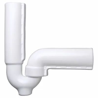 ZURN Trap Protector: PVC, White, 3 1/4 in Nominal Pipe Size, 8 1/4 in Nominal Wall - Trap & Pipe Coverings