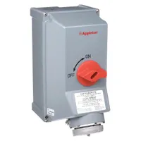 APPLETON ELECTRIC Mechanical Interlock: 208/240/480/600V AC, Three Phase, 60 A, 4 Pole, 3 Wire (MPN ASR6034F)