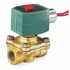 This 2-way, 2-position normally closed solenoid valve from REDHAT features a 3/4 in pipe size and operates on 24V DC. The explosion-proof/watertight coil enclosure allows use in hazardous environments where flammable gases or vapors may be present. It is suitable for on/off control of compatible liquids and gases in industrial process and automation systems.