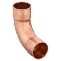 NIBCO Sweat Fitting Elbow: 1 1/4 in CTS x 1 1/4 in CTS, Cup x FTG, Wrot Copper (MPN 607LT 11/4)