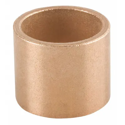 BUNTING BEARINGS Sleeve Bearing: Bronze, SAE 841, 3/8 in Bore, 5/8 in OD, 5/8 in Lg, SAE 90 Oil with PTFE - Lubricated Low-Speed Metallic Sleeve Bearings