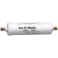 ICE-O-MATIC Inline Water Filter: 10 micron, 0.5 gpm, 2 1/2 in Overall Ht, 2 1/2 in Overall Dia (MPN IFI8C)