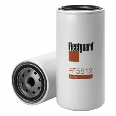 FLEETGUARD Automotive Fuel Filter: 12 5/8 in Overall Lg, 3 11/16 in Outside Dia, Diesel Fuel - Spin-On Fuel Filters