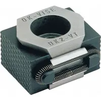 MITEE-BITE Single Wedge OK Vise Clamp: Smooth Face, #10-32 Bolt (MPN 47100)