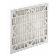 This 1-stage pleated air filter is designed for use in negative air machines to capture airborne particles in construction, remediation, and industrial environments. It delivers up to 550 cfm maximum airflow and has a nominal height and width of 20 inches. Compatible with manufacturer model 400-UCA1.