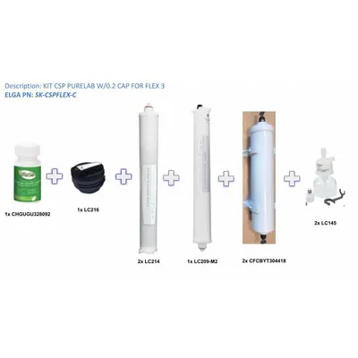ELGA Flex 1 - Water Purification Replacement Parts, Filters, Stands & Switches