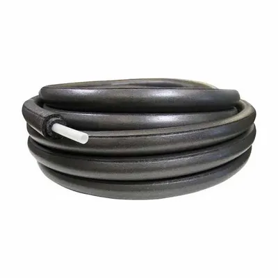 UPONOR Pre-Insulated AquaPEX Tubing: PEX Type A, 3/4 in, Black, Coil, 100 ft Overall Lg - Pre-Insulated PEX Tubing for General Plumbing