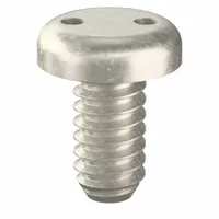 Tamper Resistant Screw: #10-24 Thread Size, 3/8 in Lg, Stainless Steel, Plain, Pan, Spanner, 50 PK (MPN 121185)
