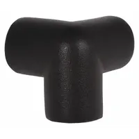 Radius Corner Guard: Polyurethane Foam, Square Shape, 5 in Overall Lg, 1 in Overall Thick, Black (MPN 60-6787)