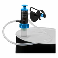GOATTHROAT PUMPS Air Drum Pump: Pump w/ Discharge Hose & Nozzle, 4.5 gpm Max. Flow Rate, PP (MPN GT200RTBPVC)