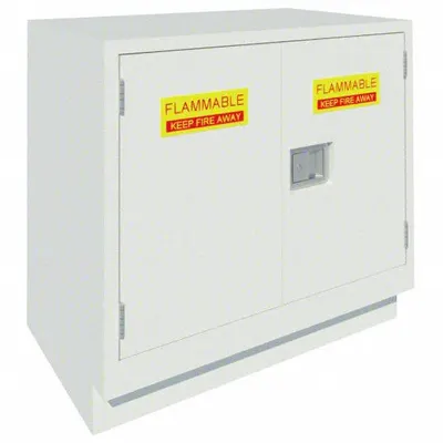 INSTOCK Solvent Storage Base Cabinet: 35 1/8 in Overall Ht, 22 in Overall Dp, 4 ft Overall Wd - Base Cabinets