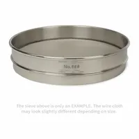 ADVANTECH Standard Stainless Steel Cloth Test Sieve: Stainless Steel, 12 in Outside Dia, 2 5/8 in Ht (MPN 1-3/4"SS12H)