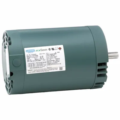 LEESON General Purpose Motors: C-Face Mount, Open Drip Proof, 1 hp, 230/460V AC - C-Face 3-Phase General Purpose AC Motors