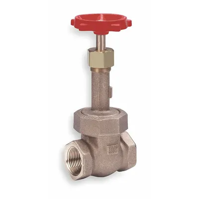MILWAUKEE VALVE Gate Valve: 2 1/2 in, Bronze, Rising, FNPT x FNPT - Rising Stem Bronze General Purpose Gate Valves
