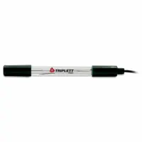 TRIPLETT Electrode: PH050, pH, 0 to 14 pH, Bulb, 1 m Cable Lg, BNC, Single, 3/8 in Overall Dia