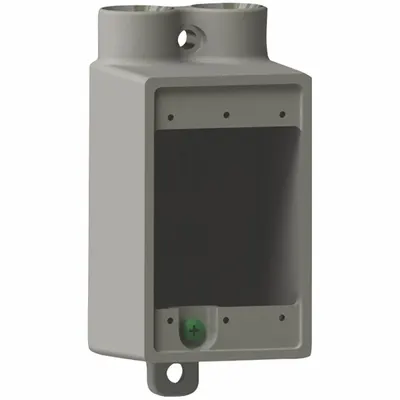 HUBBELL KILLARK Electrical Box: Iron, Rectangular, 1 Gangs, 3/4 in Hub Size - Iron Weatherproof Electrical Boxes