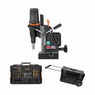HOLEMAKER TECHNOLOGY Cordless Magnet Drill: Permanent Magnet, 270 RPM – 430 RPM - HMT Cordless Magnetic Drills Powered by Makita