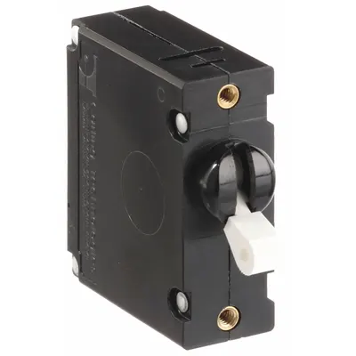 CARLING TECHNOLOGIES Panel Mount Circuit Breaker: 10 A Amps, 277V AC, 80V DC, Threaded Insert - Toggle Style, Front Panel-Mount Miniature Circuit Breakers