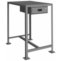 DURHAM MFG Work Table: Fixed Ht, Steel, 48 in x 24 in, 2,000 lb Overall Load Capacity, Steel (MPN MTD244836-2K195)