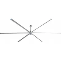 PATTERSON Ceiling Fan: 420,000 cfm Airflow, 24 ft Blade Dia, Variable Speeds, 460V AC, Three Phase (MPN V24B-460)