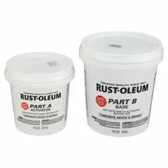 This epoxy repair compound is formulated for patching cracks, spalls, and surface defects in concrete and masonry. It provides 0.6 sq ft of coverage at 1/2 in thickness and contains no VOCs. Suitable for vertical and horizontal surfaces.