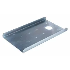 Reinforcement plate for M9000 series actuators, compatible with models M9108, M9116, M9124, and M9132. Features #12-24 thread size. Used to provide structural support when mounting actuators to valve or damper assemblies in HVAC systems.