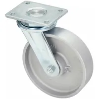 APPROVED VENDOR Plate Caster: Swivel, No Brake, 5 in Wheel Dia, 2 in Wheel Wd, Slot, Rectangle, Ball (MPN LO-G 127K)