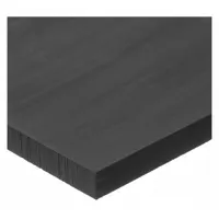 UHMW Polyethylene Bar: 1 in Thick, 4 in x 4 ft, Opaque, Black, 4,400 psi Tensile Strength (MPN PS-UHMW-ESD-222)