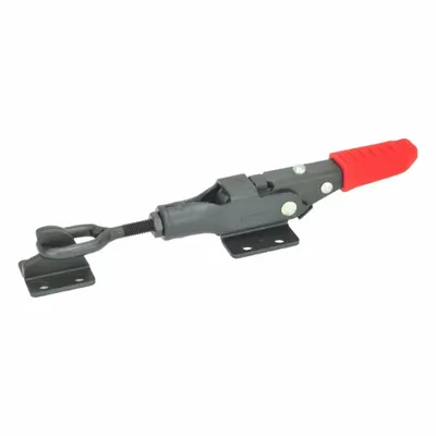 JW WINCO Latch Type Toggle Clamp: Horizontal, Includes Locking Handle - Oval-Head Latching Bolt Toggle Clamps