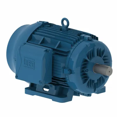 WEG General Purpose Motor: Rigid Base Mount, Totally Enclosed Fan Cooled, 15 hp - Rigid Base 3-Phase General Purpose AC Motors