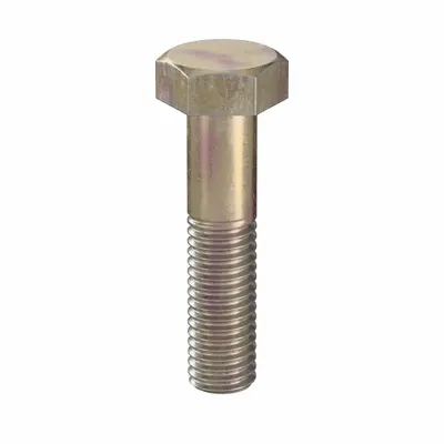 LINDSTROM Hex Head Cap Screw: Steel, Class 10.9, Zinc Yellow, M8, Metric, 35 mm lg - Class 10.9 Steel Hex Head Cap Screws