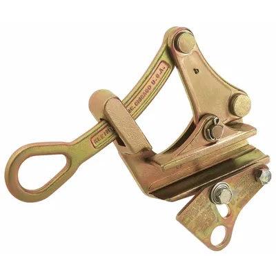 KLEIN TOOLS Cable Pulling Jaw Grip: Parallel, For EHS/Guy Strand/Messenger, 0.625 in Min Dia - Cable Pulling Jaw Grips