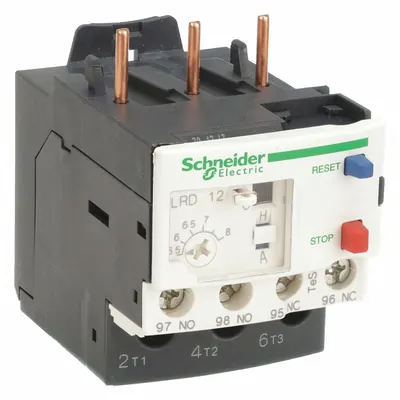 SCHNEIDER Overload Relay: Thermal Protection, 3 Poles, 1NO/1NC, Phase Loss Sensitivity - IEC Thermal Overload Relays