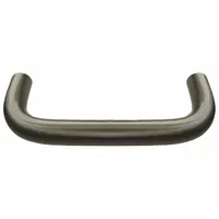 MONROE PMP Pull Handle: Threaded Holes, Stainless Steel, Silver, 1/4"-20 Screw Size, 1 in (MPN AN-0757)