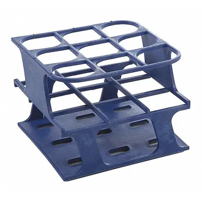 HEATHROW SCIENTIFIC Tube Rack: 3 3/8 in Overall Wd, 4 3/8 in Overall Ht, 4 3/8 in Overall Lg - Lab Storage Racks