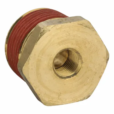 PARKER Metal Pipe Straight: Straight, 1/8 in x 3/4 in - Threaded High-Pressure Pipe Fittings with Sealant