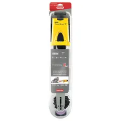 This kit includes a chainsaw chain, bar, and sharpener for routine maintenance. The chain has a 3/8 in pitch, 0.5 in gauge, and 55 drive links. Suitable for use with STIHL chain saws and a 16 in bar length.