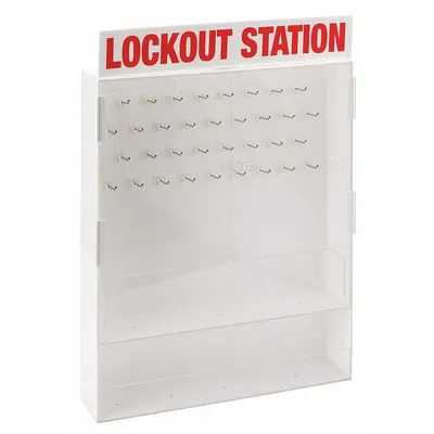BRADY Lockout Station: Lockout Station, No Padlocks, Lockout Station - Unfilled Lockout Stations