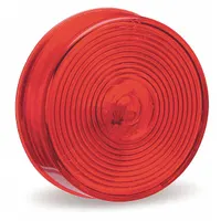 GROTE Clearance Marker Lamp: Clearance Light, Incandescent, Round, Red, Bracket/Grommet (MPN 45812)