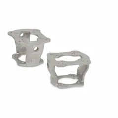This actuator mounting bracket is constructed from stainless steel. It is designed for F05 and F05/F07 interface patterns, providing a secure connection between actuators and valves or other industrial equipment.