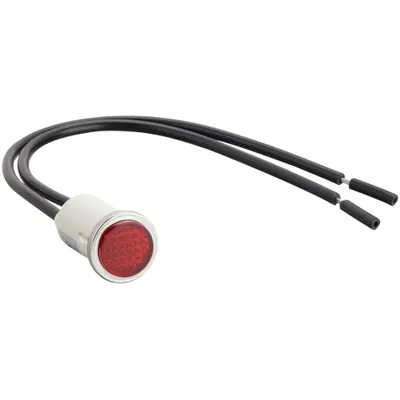 OEM Flush Panel Light: 12 mm Panel Mounting Hole Dia - Incandescent Indicator Pilot Lights