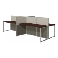 BUSH BUSINESS FURNITURE Modular Cubicle Workstation: 45 in Overall Ht, 119 in Overall Wd, Cherry (MPN EOD660MR-03K)