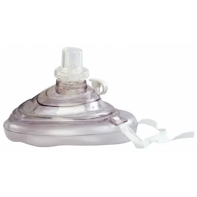 MEDSOURCE Emergency CPR Pocket Mask: 1 People Served, Adult/Child/Infant - CPR Face Shield Keychain Kits